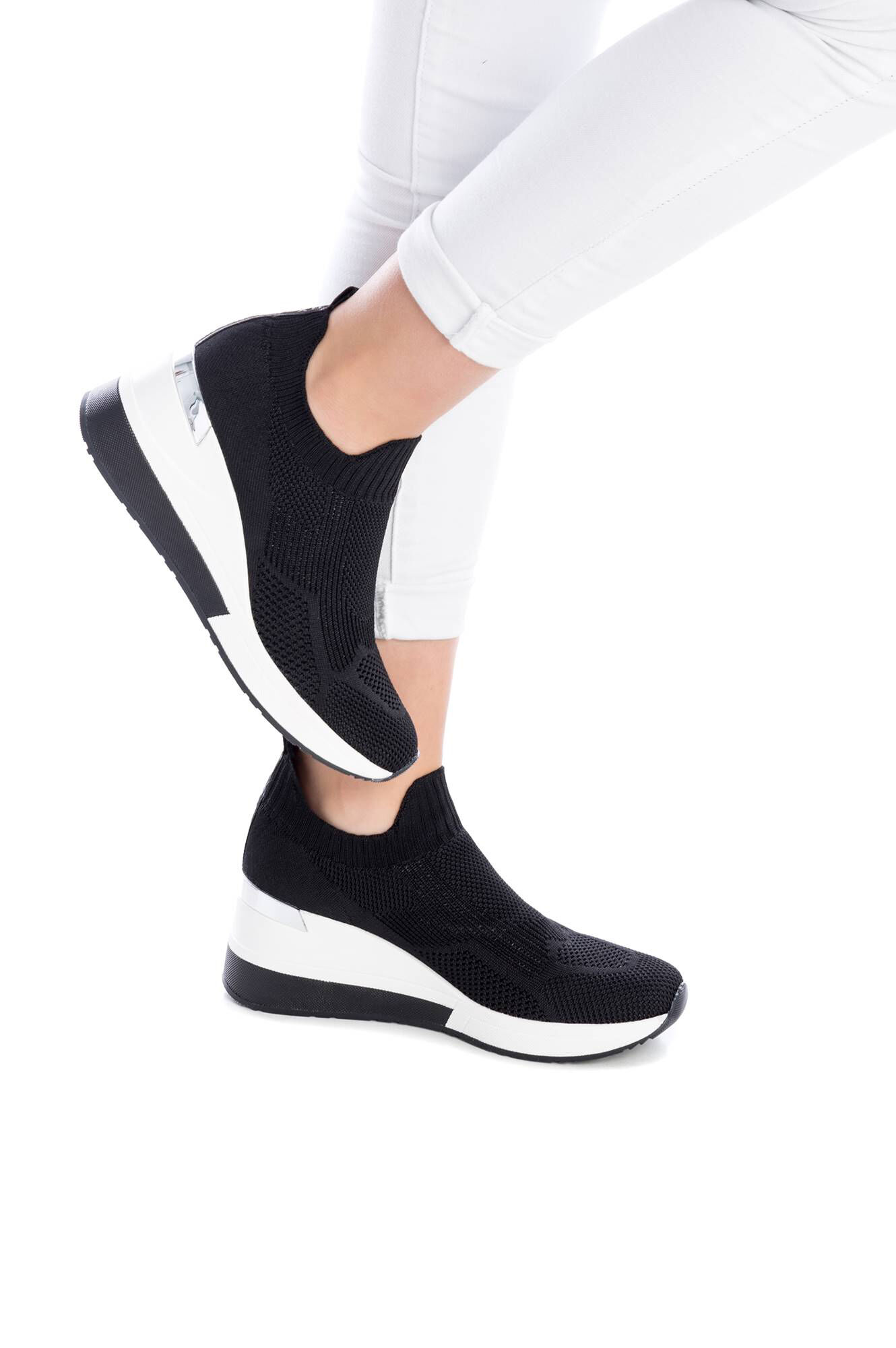 Sapato meia plataforma Xti - preto