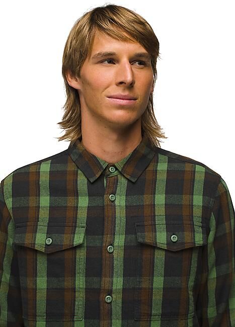 PRANA - CHEMISE COPPER SKIES LINED FLANNEL M