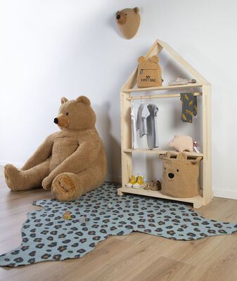 Childhome Teppe Leopard 145 x 160, Blue