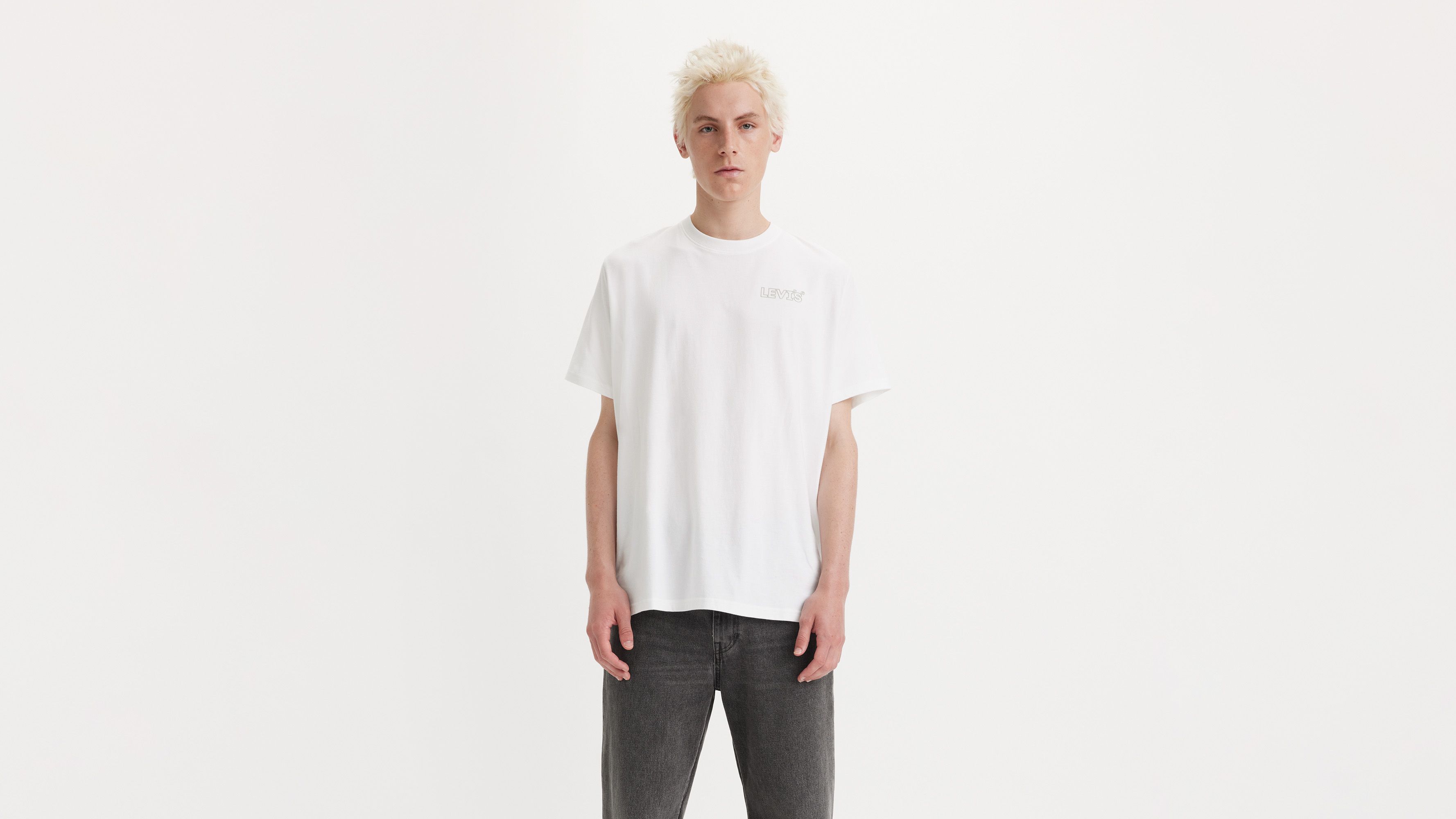 T-shirt graphique Relaxed - Chrome Headline White+ - Blanc