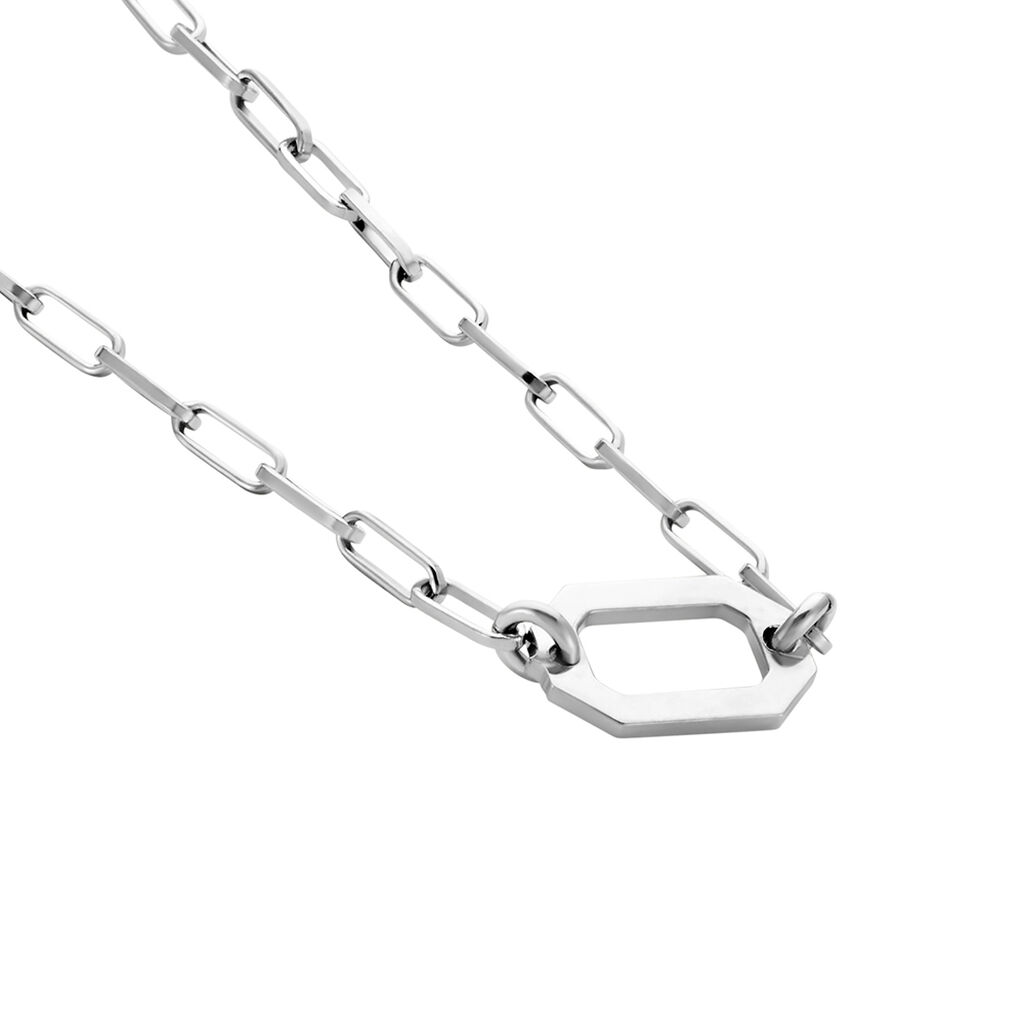 Collier Soho Argent Blanc