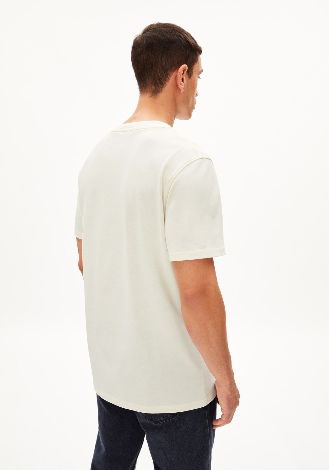 Armedangels T-Shirt Maarkos Oatmilk
