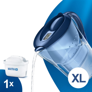 Brita Waterfilterkan Marella Blauw XL   1 Maxtra Filterpatroon 3,5LT