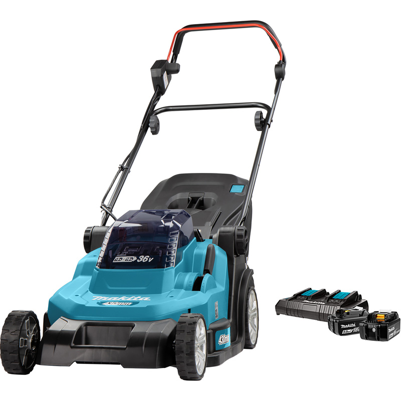 Makita DLM432PT2 accu grasmaaier 43cm - 2x18V Li-ion
