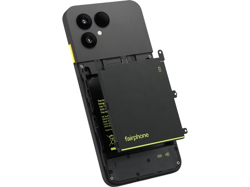Fairphone Fairphone 6 256 GB Horizon black Nachhaltiges Android-Smartphone aus fairer Produktion mit recycelten Materialien