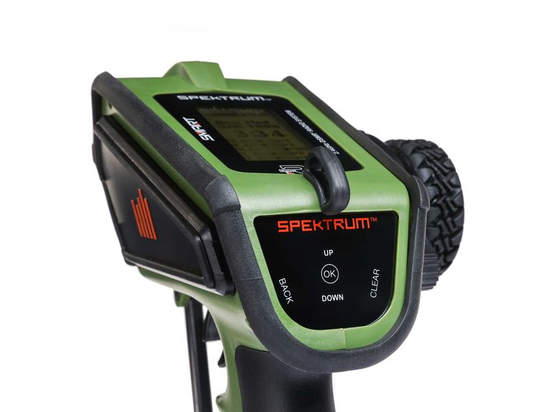Spektrum Fernsteuerung DX6 Rugged DSMR Grün, nur Sender Robuster 6-Kanal Sender für RC Fahrzeuge