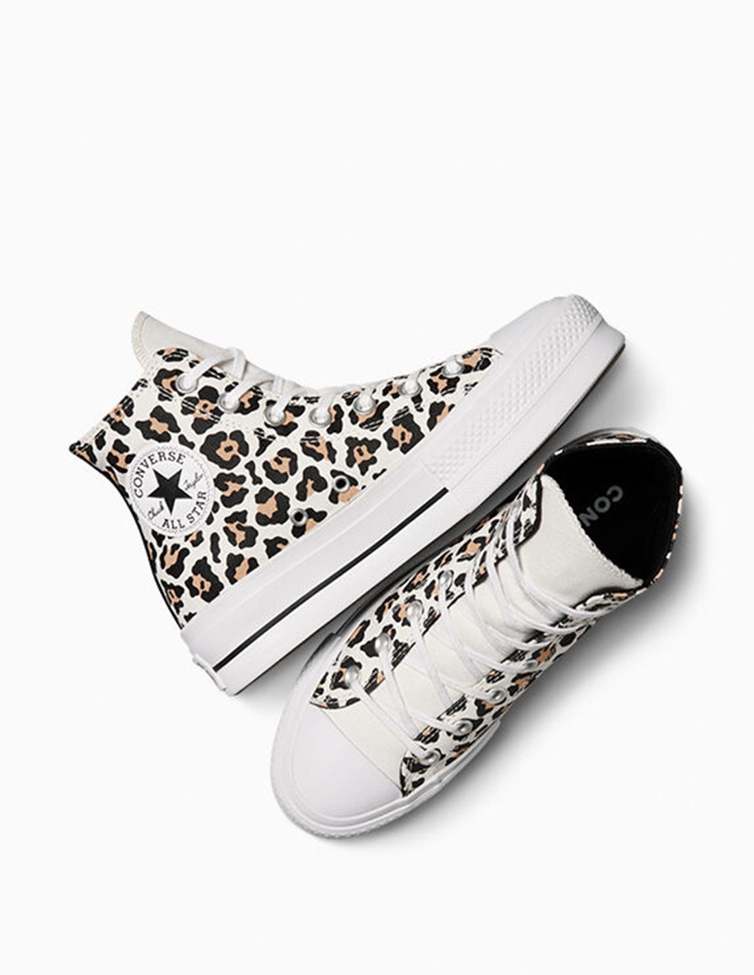 converse Sneakers Femme Montante CTAS Lift Hi White/Black/Epic Dune