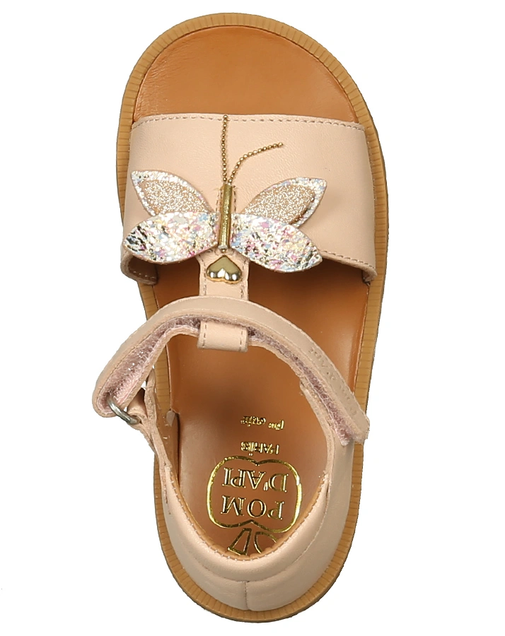 Leder-Sandalen POPPY – BELLA in nude