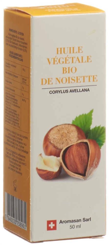 Aromasan Haselnussöl<br>50 ml, Öl, Bio