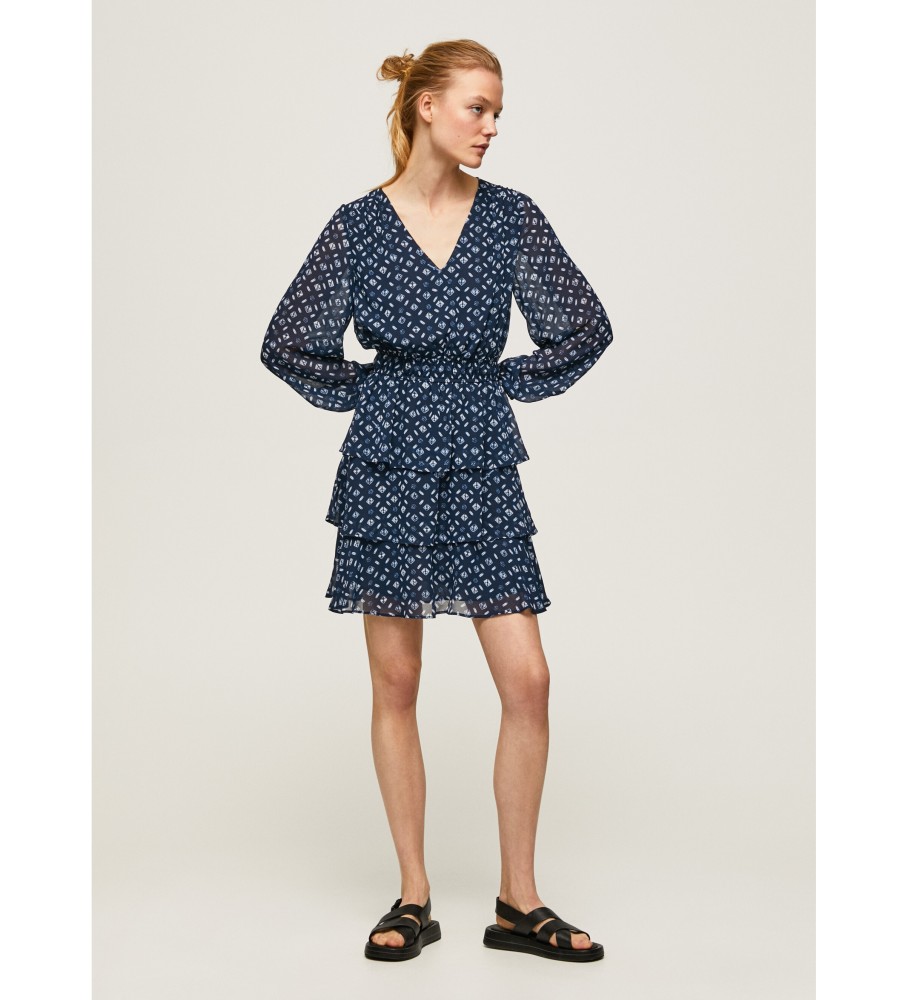 Vestido azul marinho Eyra da Pepe Jeans