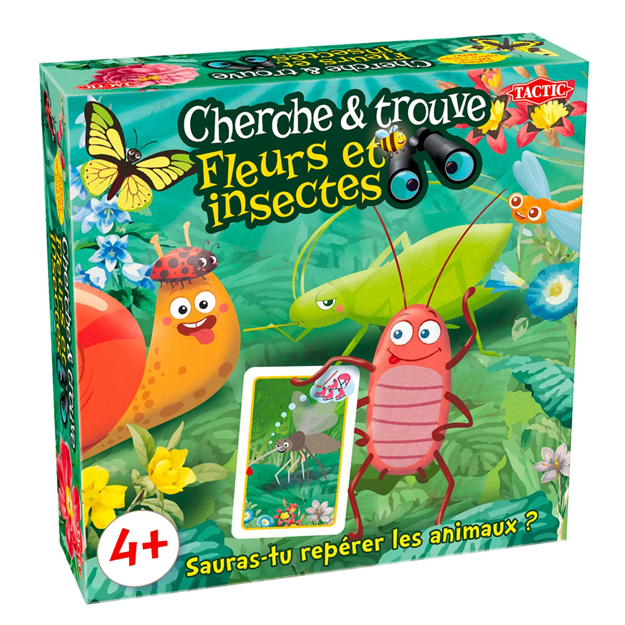 Tactic Cherche Et Trouve Fleurs et insectes