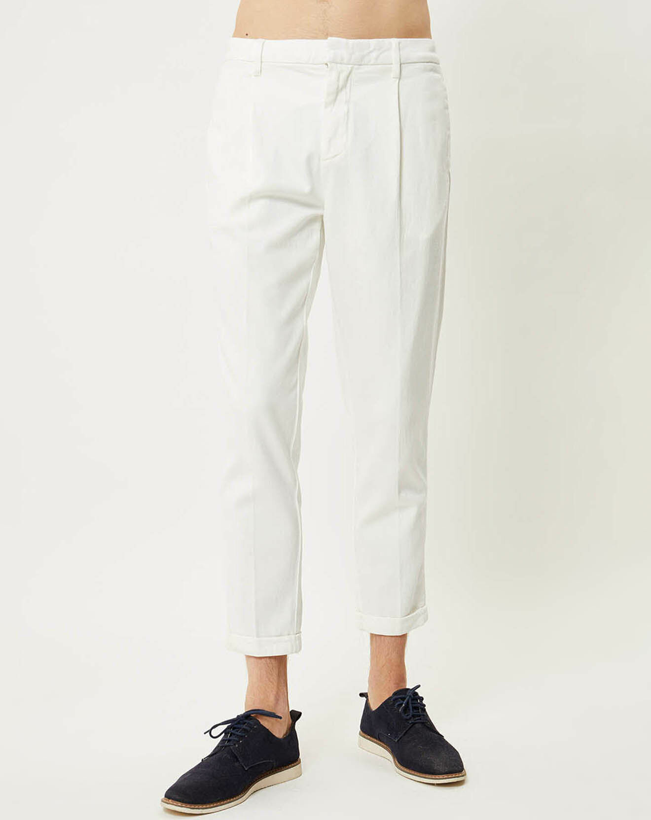 Scotch & Soda Pantalon chino Pince léger blanc