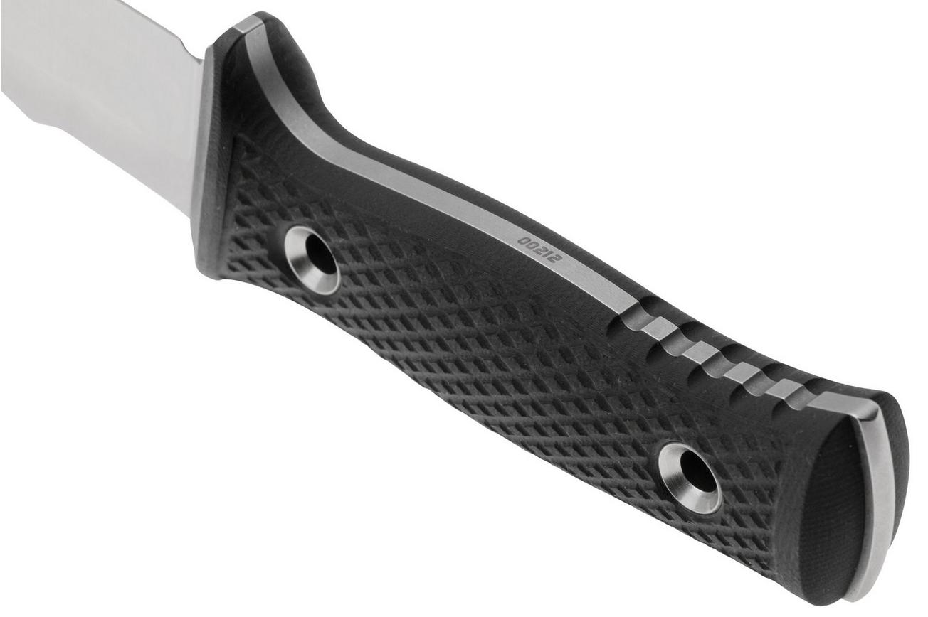 TRC Knives M-1SL Stonewashed M390, Black G10, survivalmes