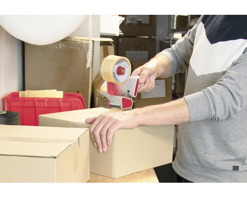 Handtape dispenser inclusief 1 rol tape 60 m x 48 mm