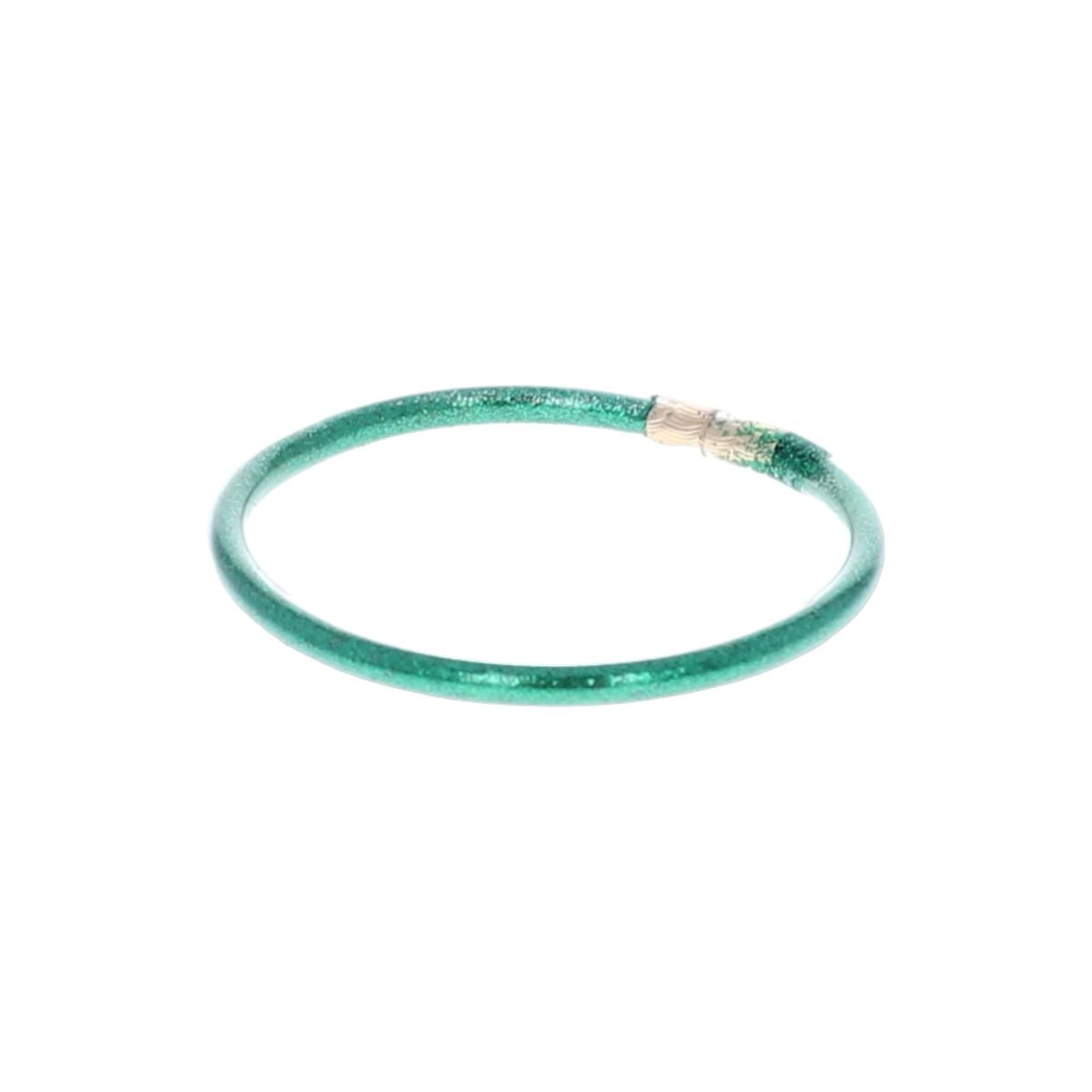 Bracelet vert à paillettes - grand Roodoudou