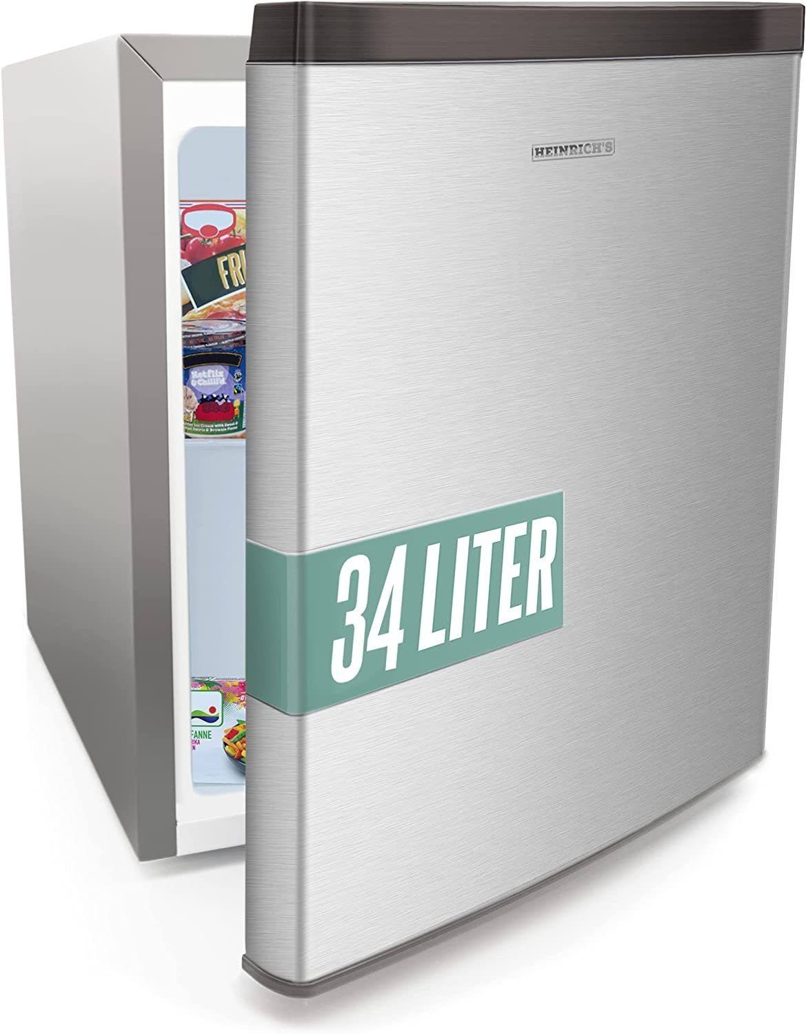 HEINRICHS HGB 4088 Inox Mini Gefrierschrank
