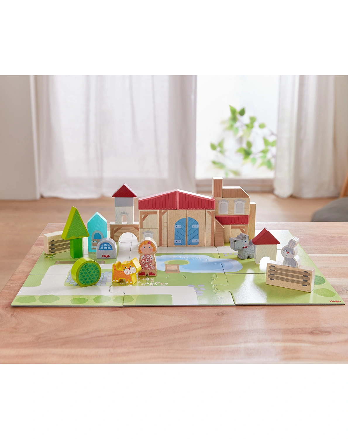 Spielwelt-Puzzle LANDLEBEN 47-teilig
