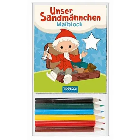Trötsch Unser Sandmännchen Mini Malset mit Buntstiften