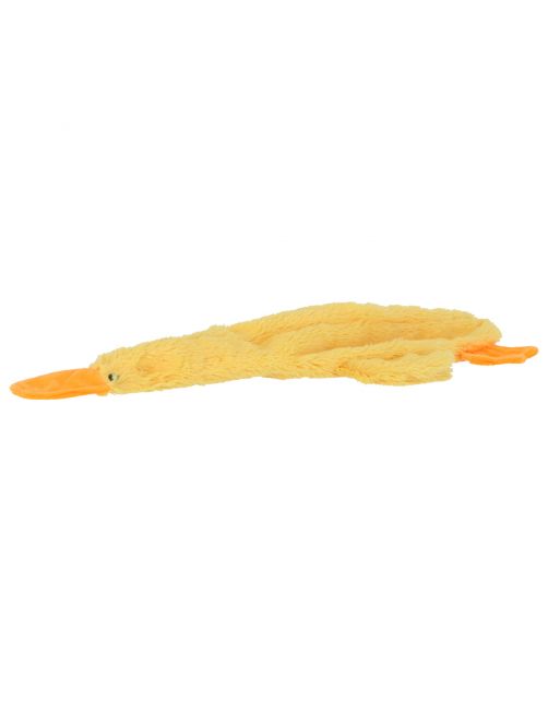 Adori Hondenspeelgoed Skinny Eend - Knuffel - 40 cm Geel