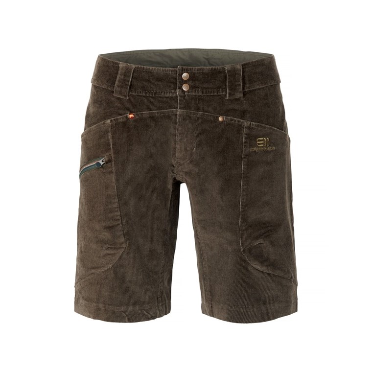 Elevenate M Après Cord Shorts Shiitake Brown