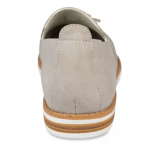Mocassins GRIS VIA DONNA