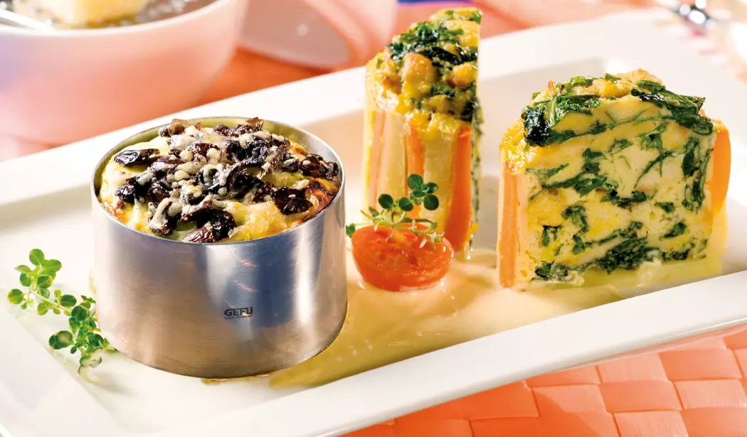 Dessertringe Forma 3tlg.