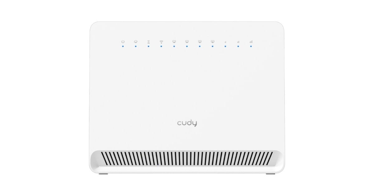 CudyAC1200 Wi-Fi 4G LTE-Cat6 Gigabit Router LT700E mesh router  (Wit, Cudy Mesh, Nano simslot)