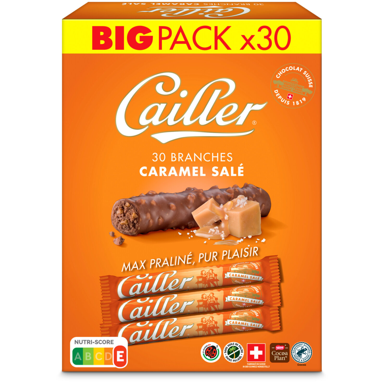 Cailler Branches Schokoladenriegel Karamell Salé