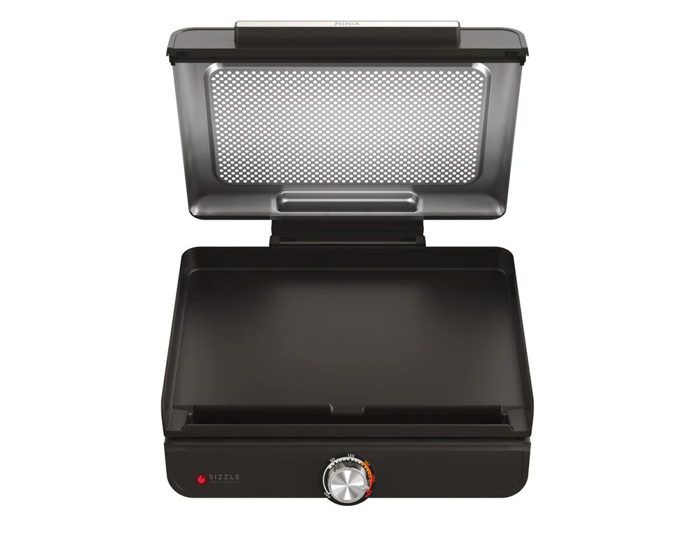 Ninja  Sizzle Flat Plate & indendørs grill - sort