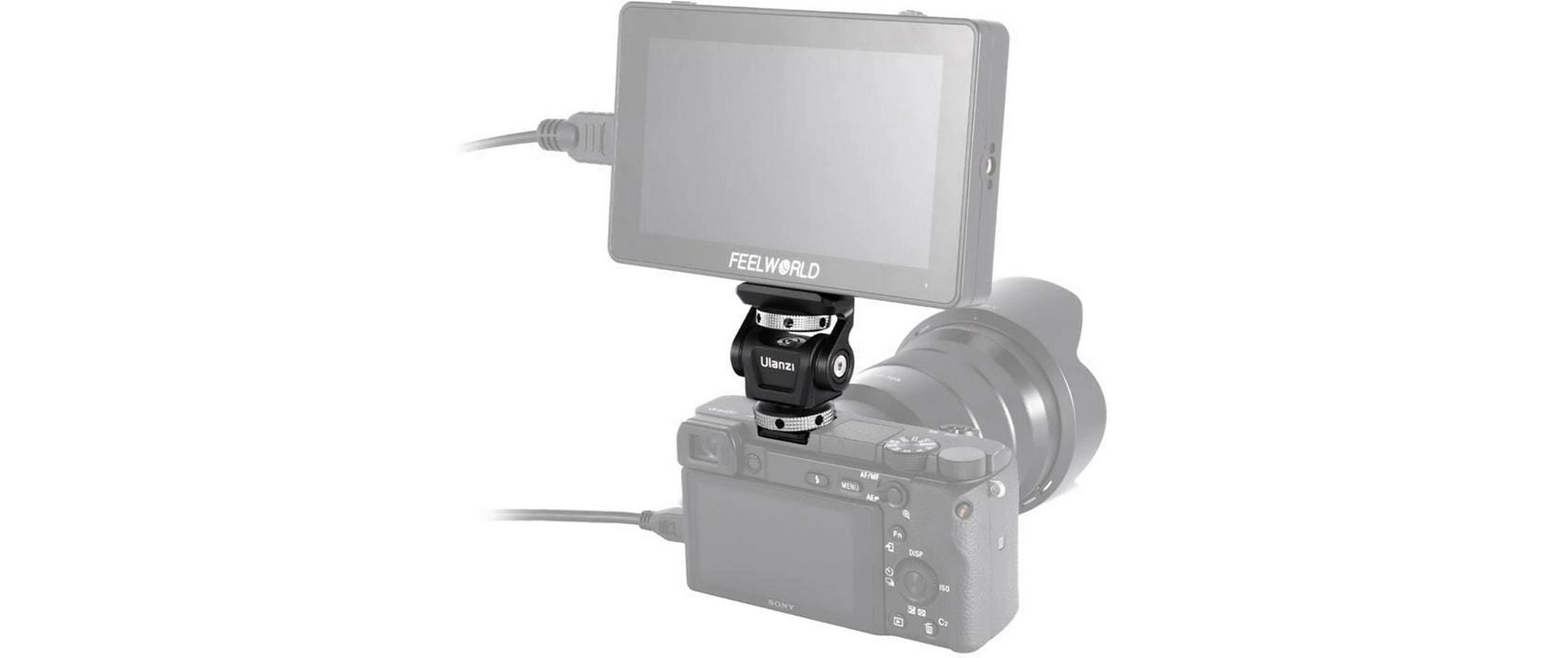 Universal Monitor Halter mit Cold Shoe U-150Universal Monitor Halterung