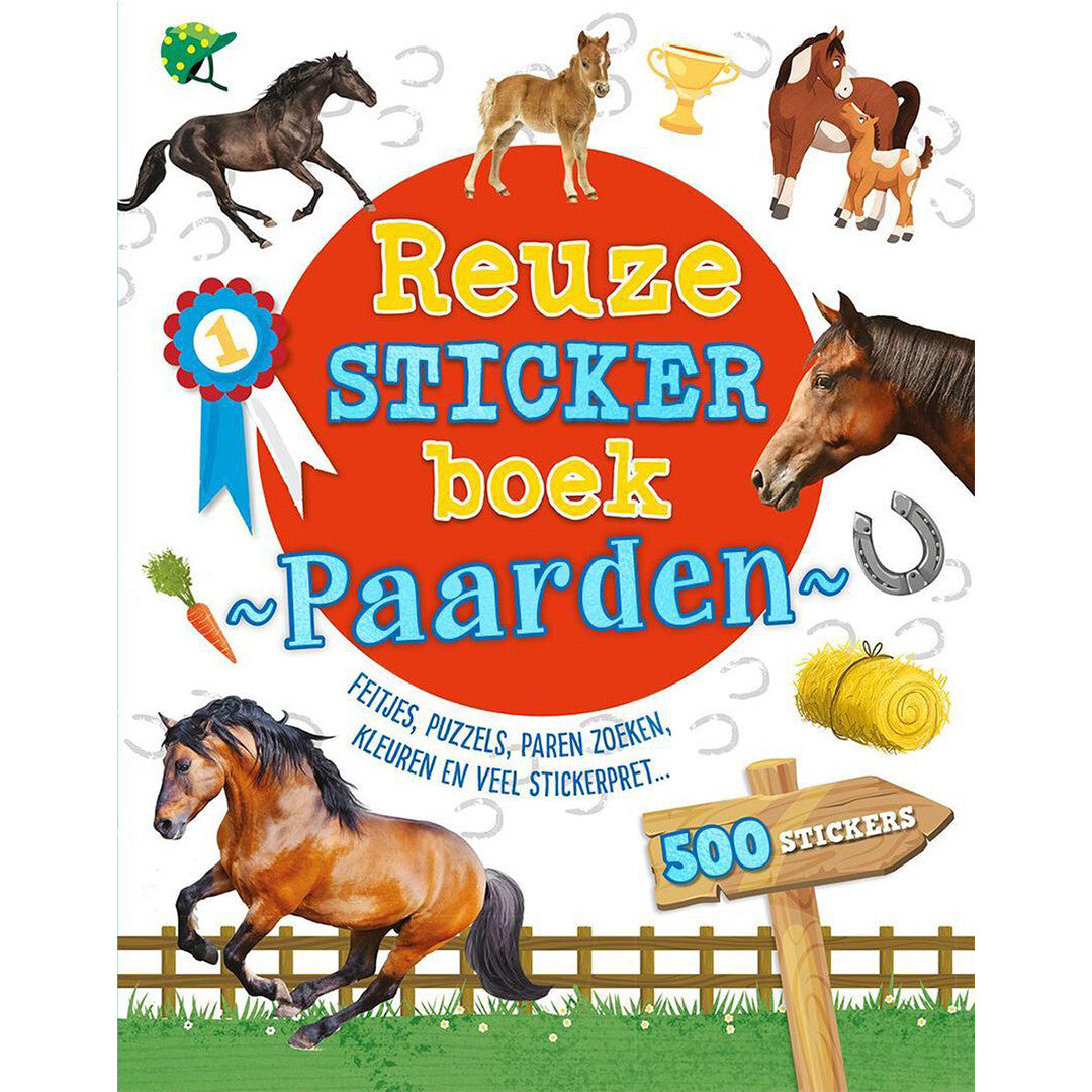 Uitgeverij rebo reuzestickerboek paarden