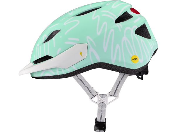 Specialized Shuffle 2 Mips Børnecykelhjelm, Dune White Graphic