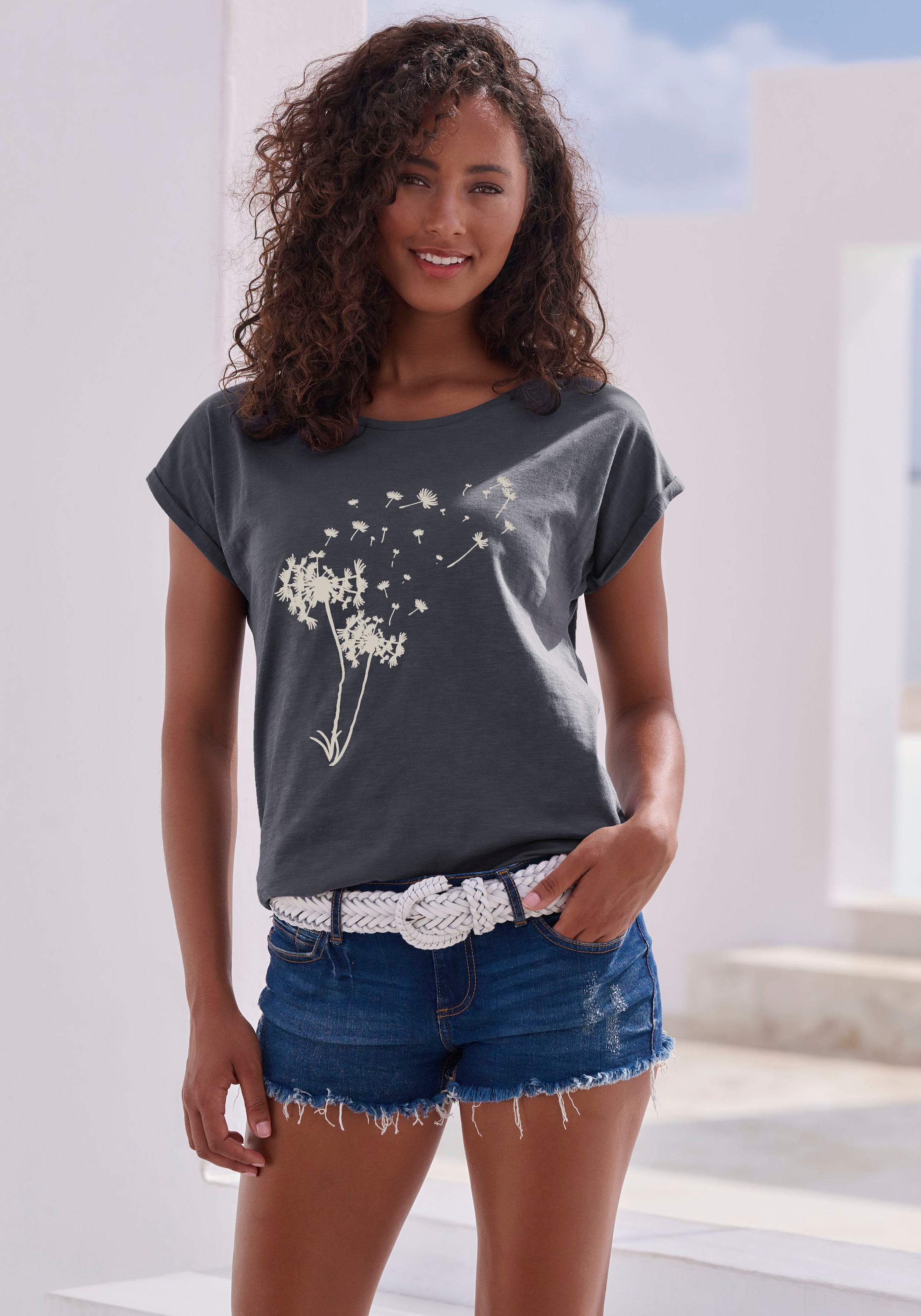 Vivance T-Shirt »mit Frontdruck 