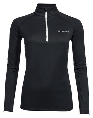 T-Shirt Manches Longues Femme Vaude Larice Light II Noir