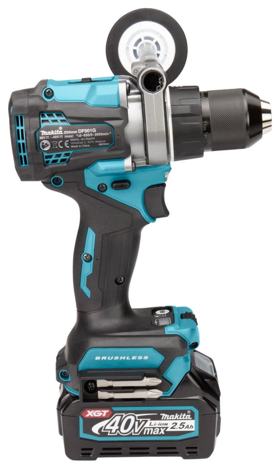 Makita DF001GM201 40V Li-Ion accu schroef-/boormachine set (2x 4,0Ah) in Mbox - 115Nm - koolborstelloos
