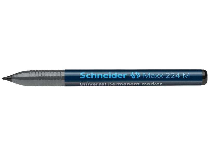 Schneider Universal-Marker Maxx 224 M permanent, Schwarz Marker permanent, 1 mm