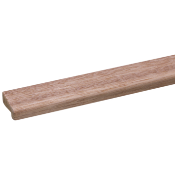 Glaslat met neus hardhout 14x23 mm 270 cm