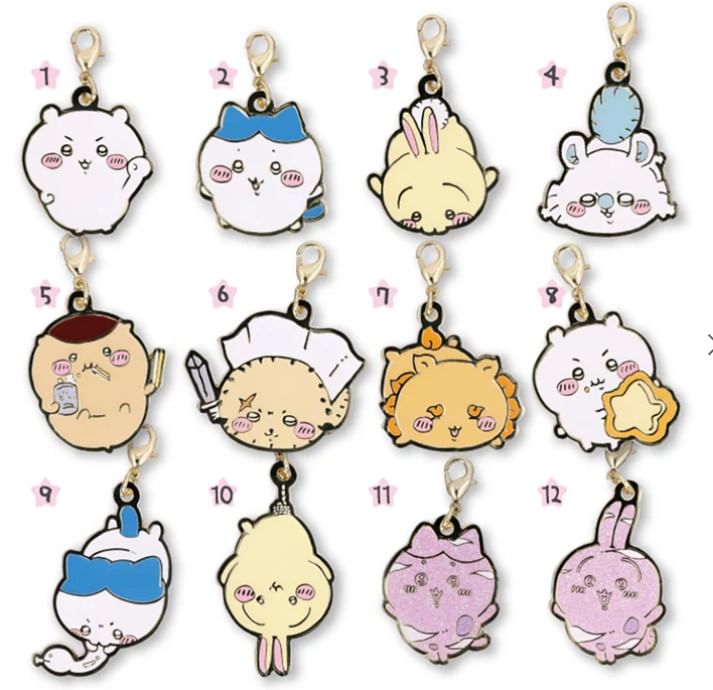 Ensky - Chiikawa Metal Collection - Mascotte sleutelhanger (12 soorten) (Blind Box)