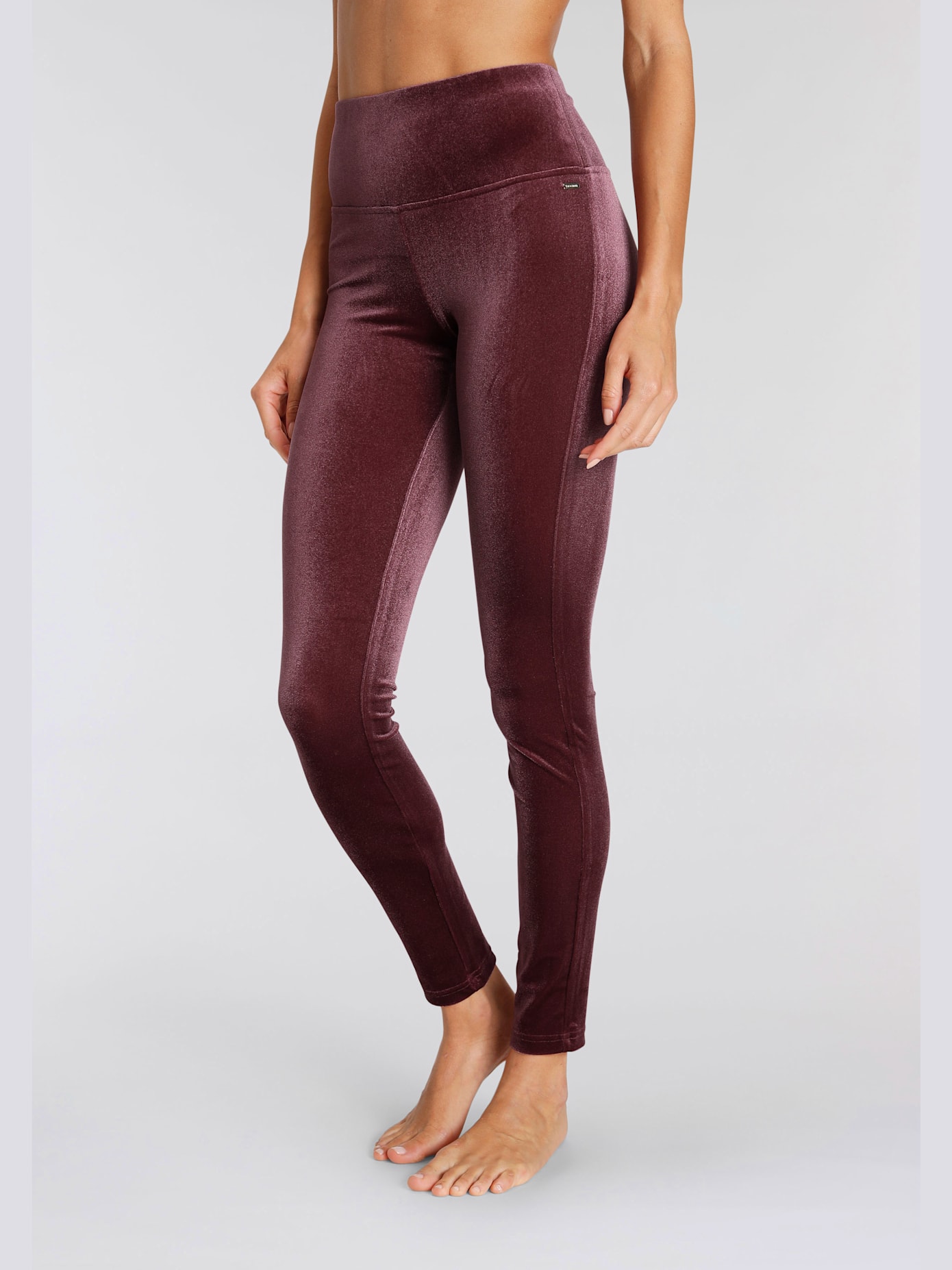 Legging caleçon brillant basique