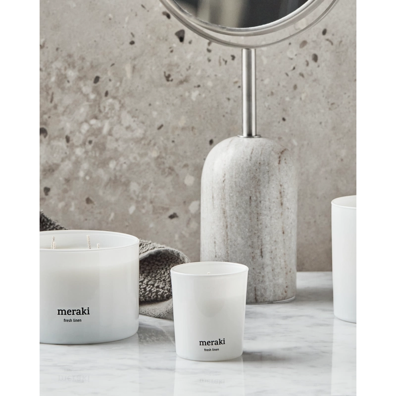 Meraki Scented Candle 2 x 60 gr. - Fresh Linen