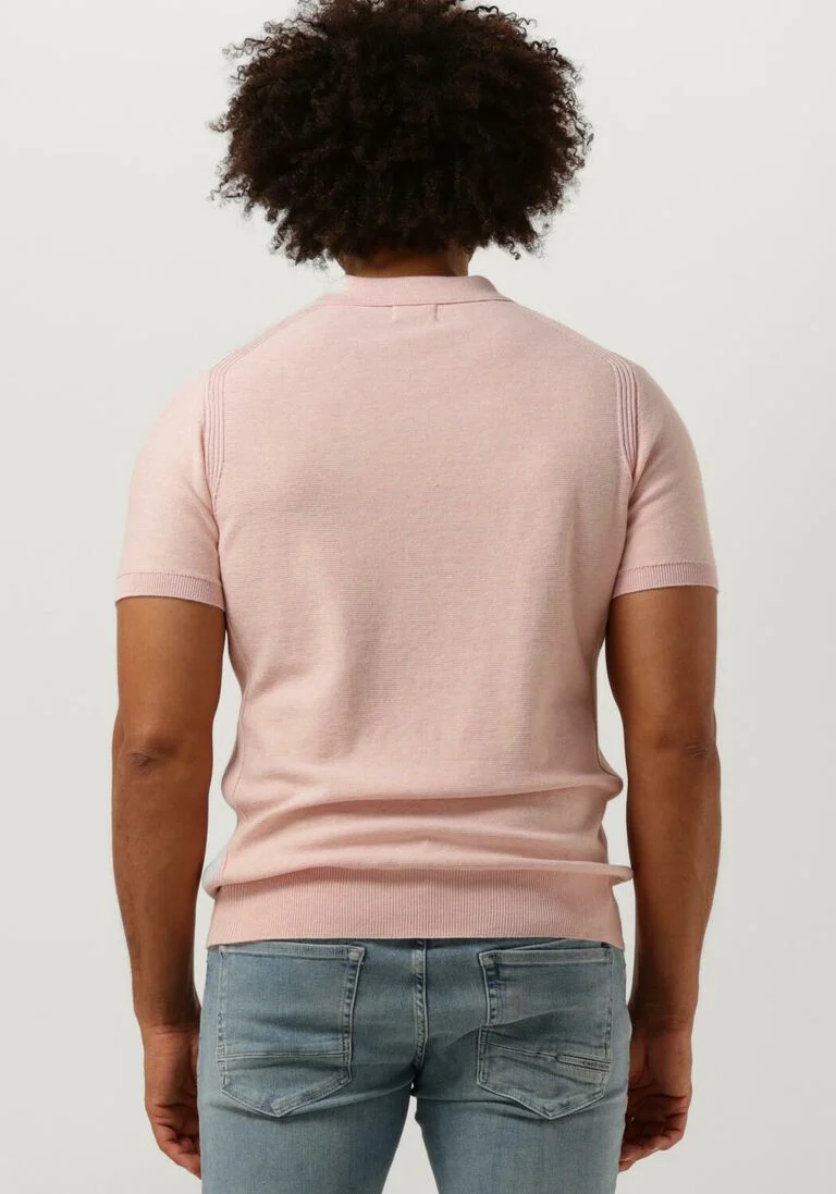 DSTREZZED lichtroze dstrezzed polo ds_mercury short sleeve polo