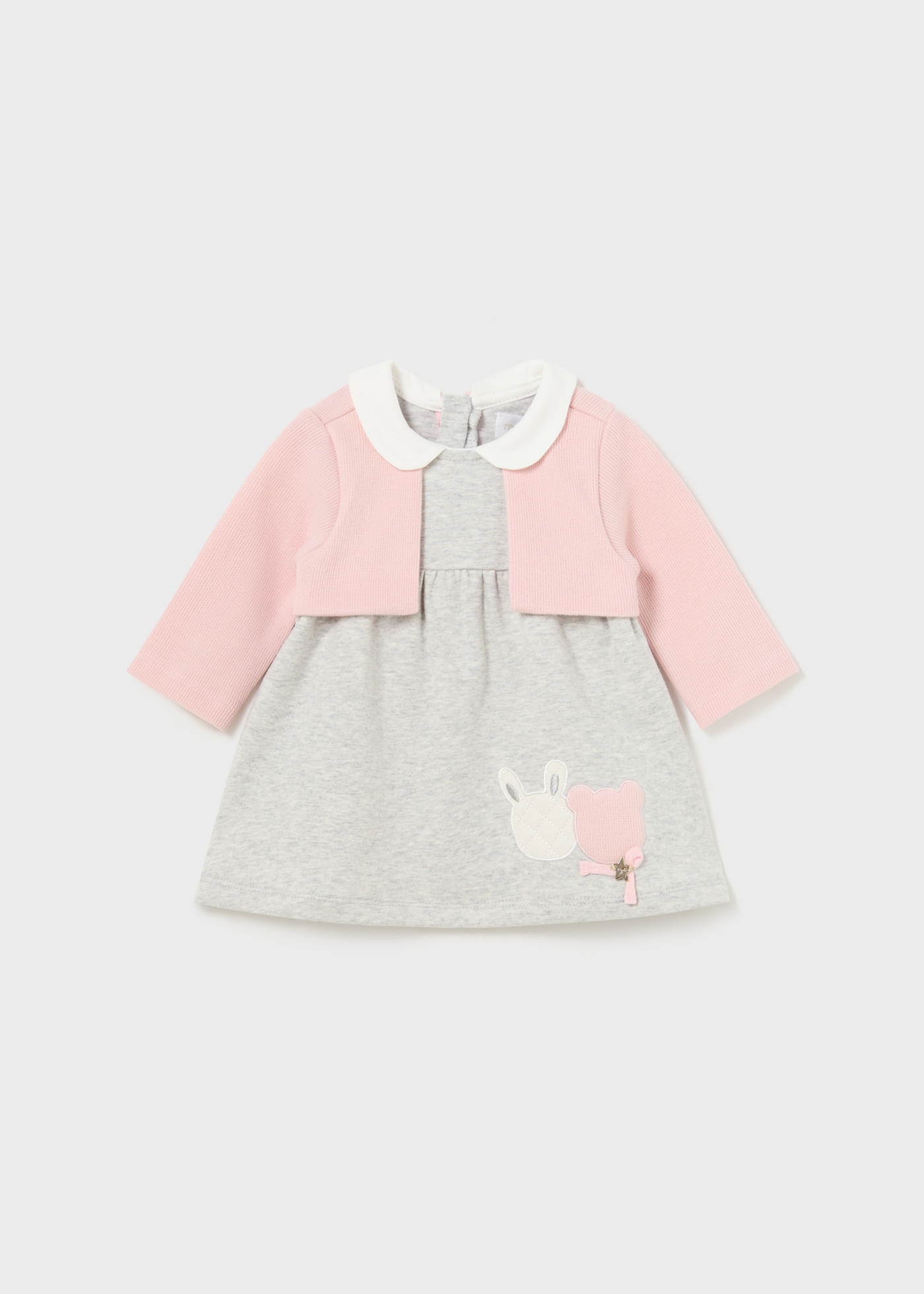 Vestido tipo cardigã Better Cotton para recém-nascido