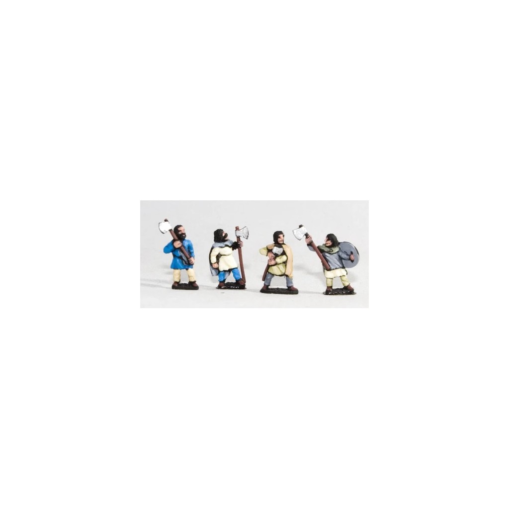 Guerriers Germains avec Haches