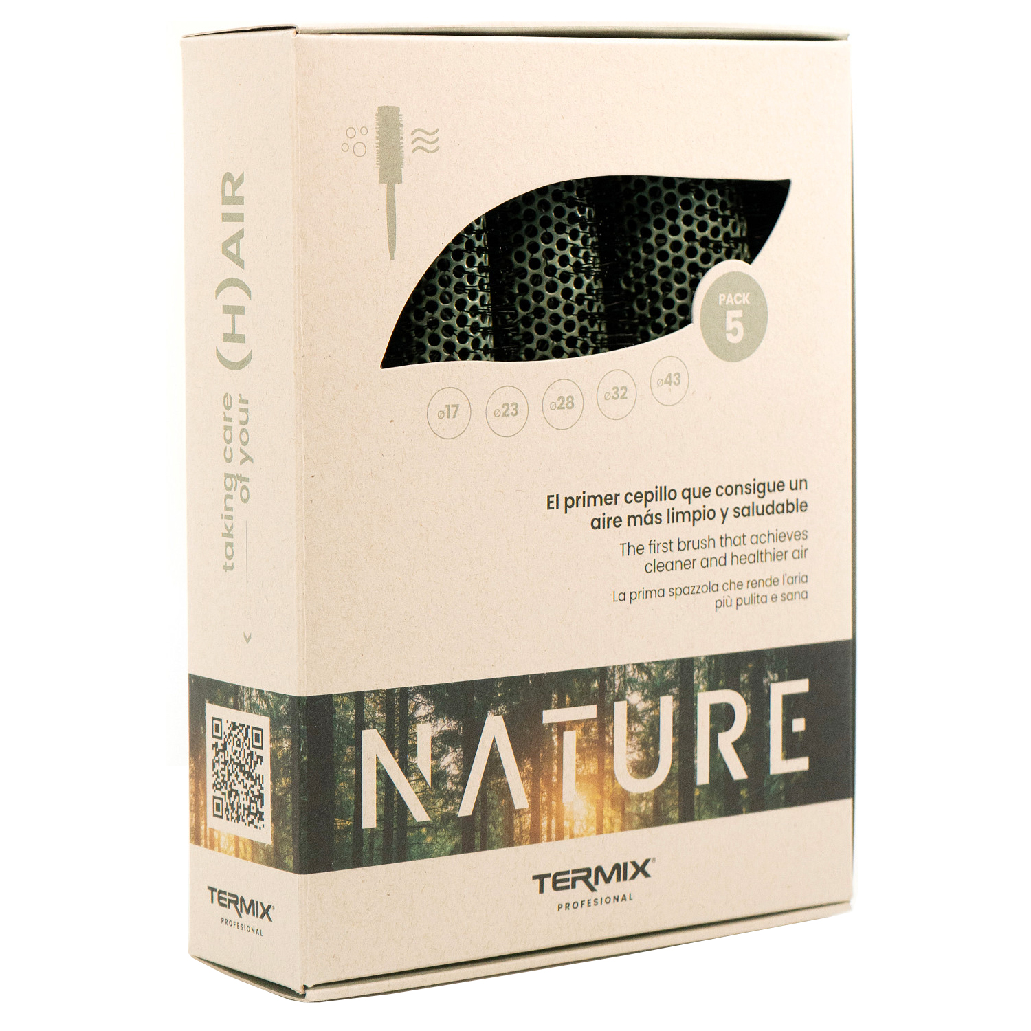 Coffret 5 Brosses Termix Nature