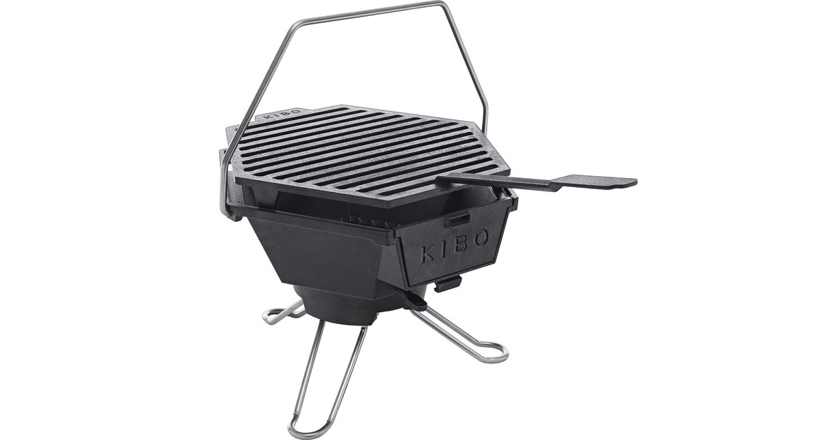 The WindmillKIBO Grill Model 3.0 houtskoolbarbecue  (Zwart)