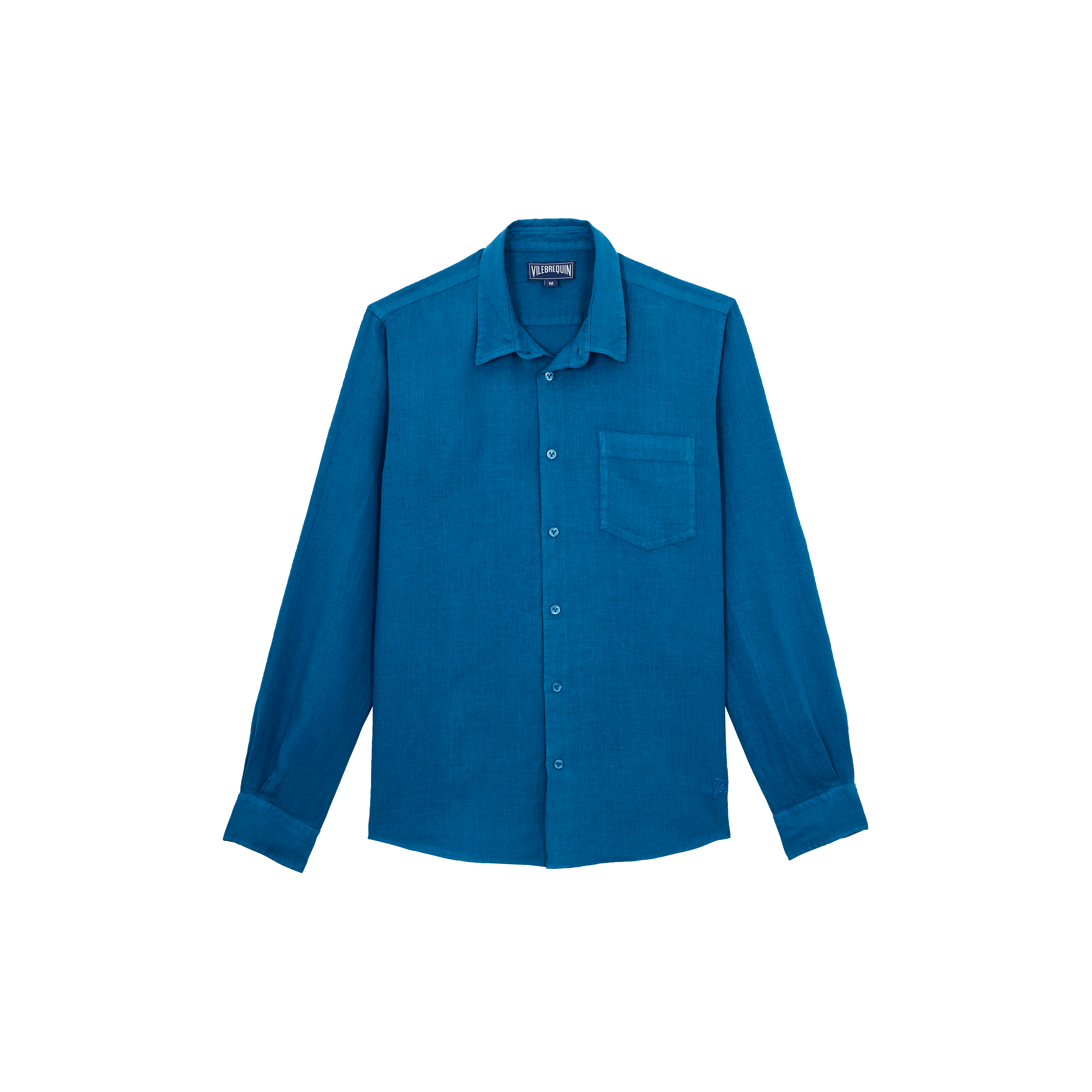 Chemise en lin homme unie
