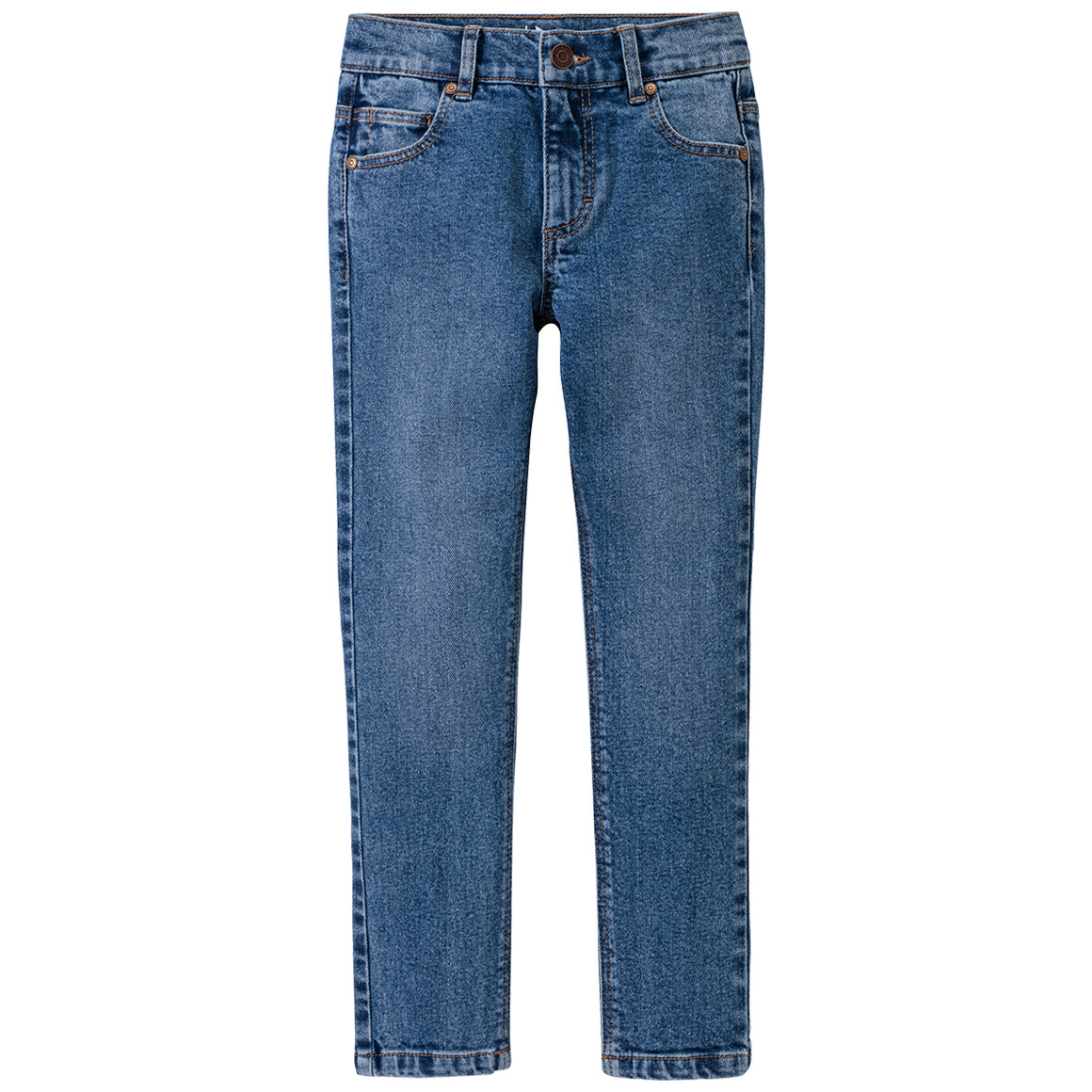 Jonas Nielsen Jungen Slim-Jeans mit Used-Waschung blau