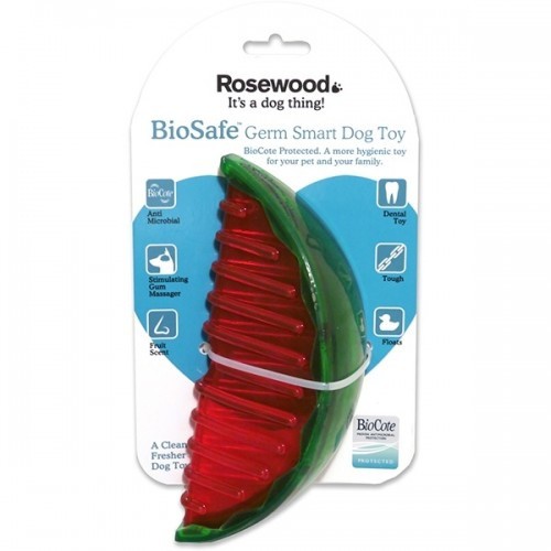 Brinquedo para mastigar Biofase Melancia para Cães, Vermelho