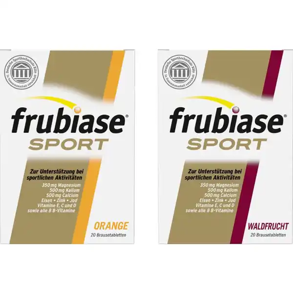 SPORT ORANGE und WALDFRUCHT Brausetabletten