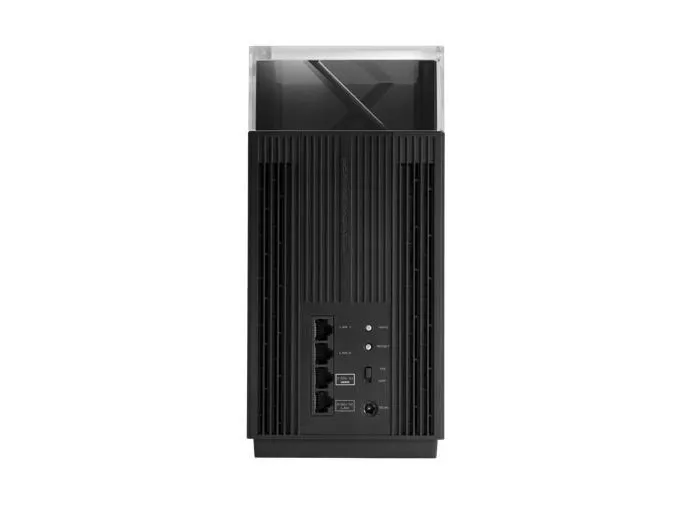 ASUS ZenWiFi Pro ET12 - 2-Pack - Wi-Fi-system (2 routere) - op til 6000 sq.ft - mesh - GigE, 2.5 GigE - Wi-Fi 6E - Multi-Band